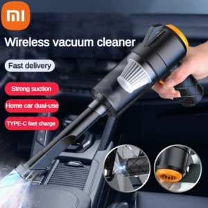Xiaomi 2 in 1 multi-purpose car vacuum cleaner and blower wireless charging